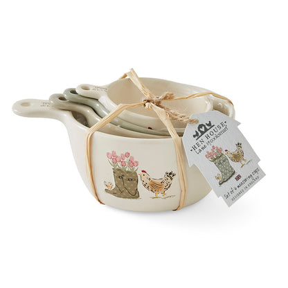 Cooksmart Hen House Lane Set of 4 Measuring Cups