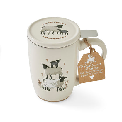 Cooksmart Highland Sheep Infuser Mug