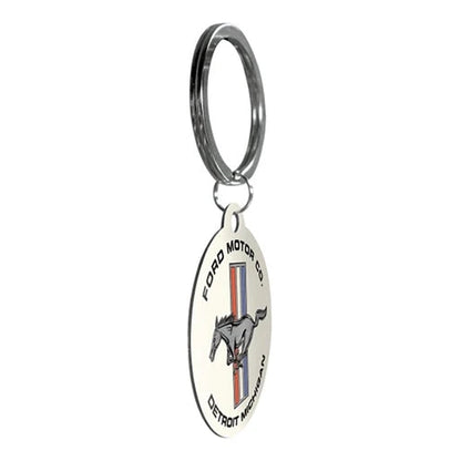 Nostalgic Art Ford Mustang - Horse & Stripes Logo Key Ring Nostalgic Art
