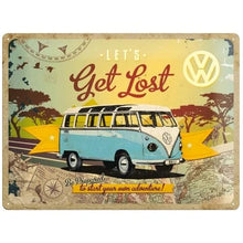 Nostalgic Art VW Lets Get Lost Tin Sign - Large Nostalgic Art