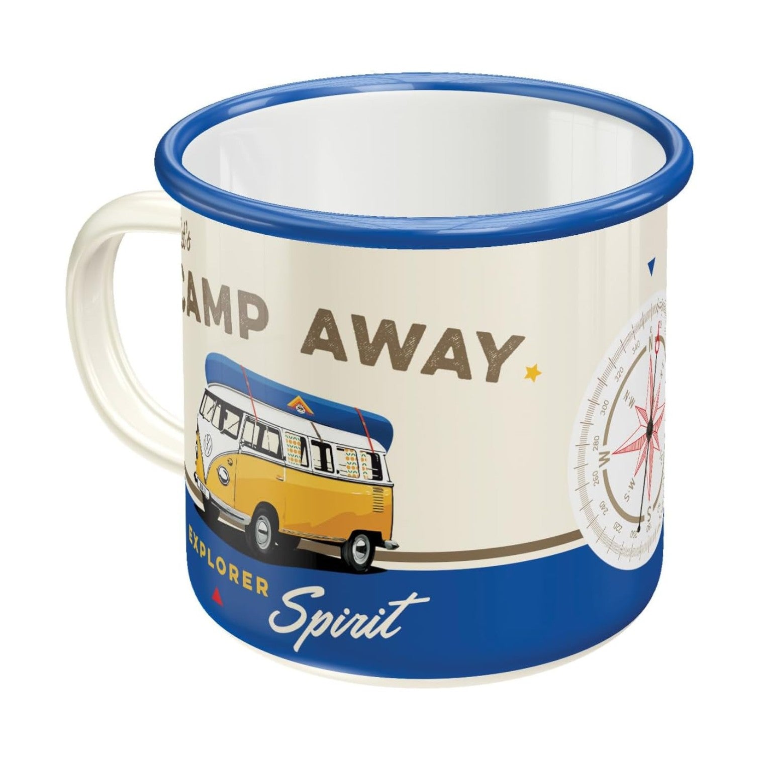 Nostalgic Art VW Bulli Camp Enamel Mug Nostalgic Art
