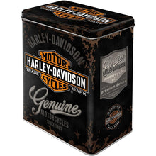 Nostalgic Art Harley Davidson Logo Large Storage Tin - L Nostalgic Art