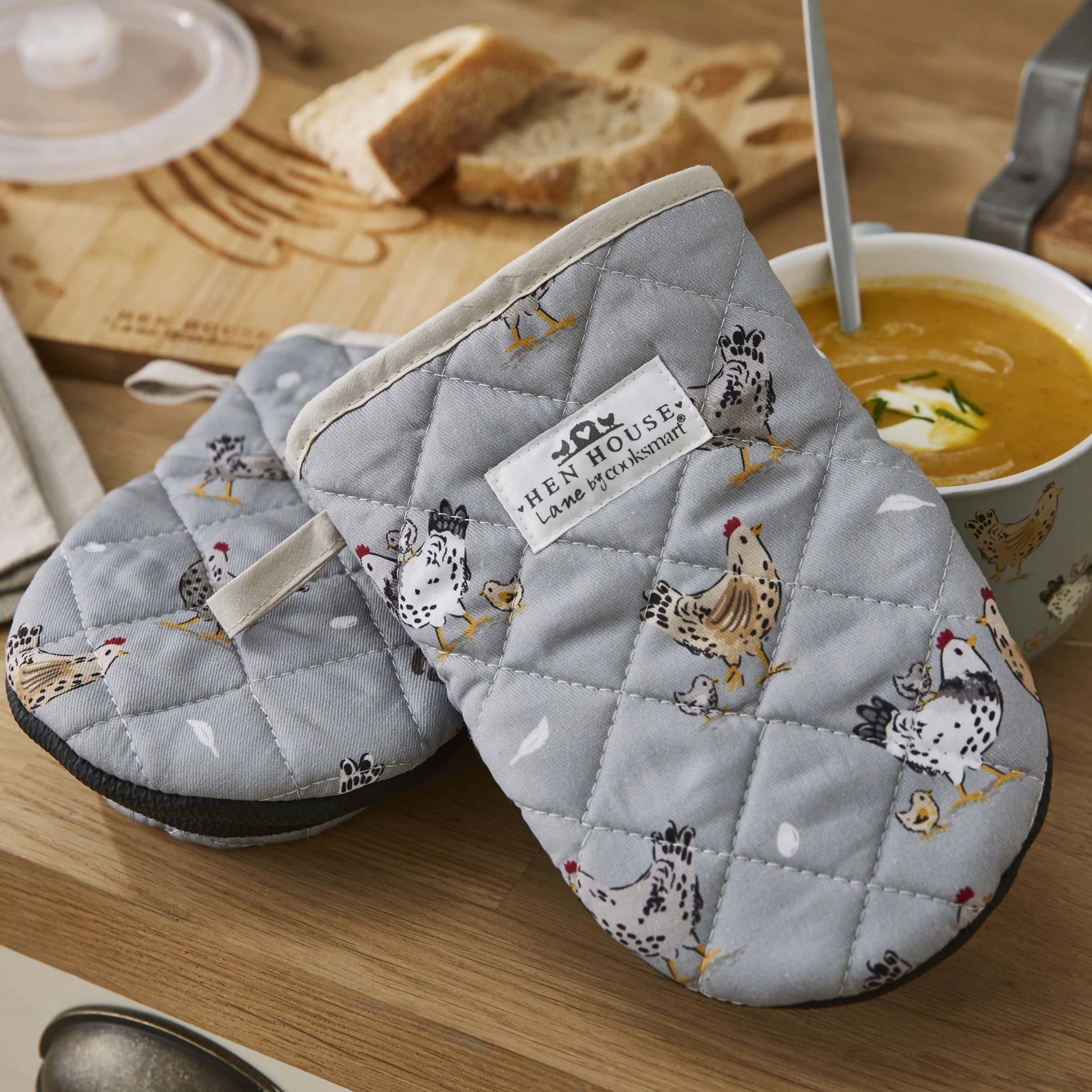 Cooksmart Hen House Lane Microwave Mini Mitts - 2 Pack Cooksmart England