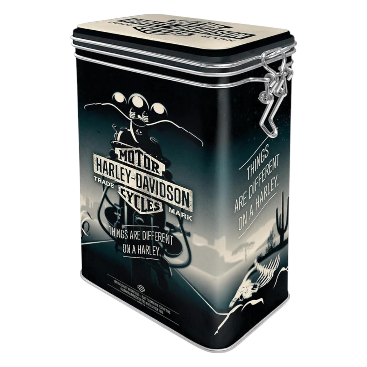 Nostalgic Art Harley Davidson Things are Different Clip Top Box Nostalgic Art