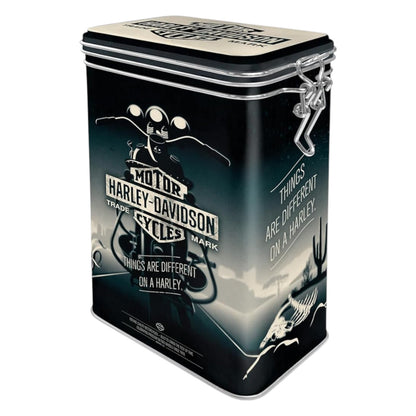Nostalgic Art Harley Davidson Things are Different Clip Top Box Nostalgic Art