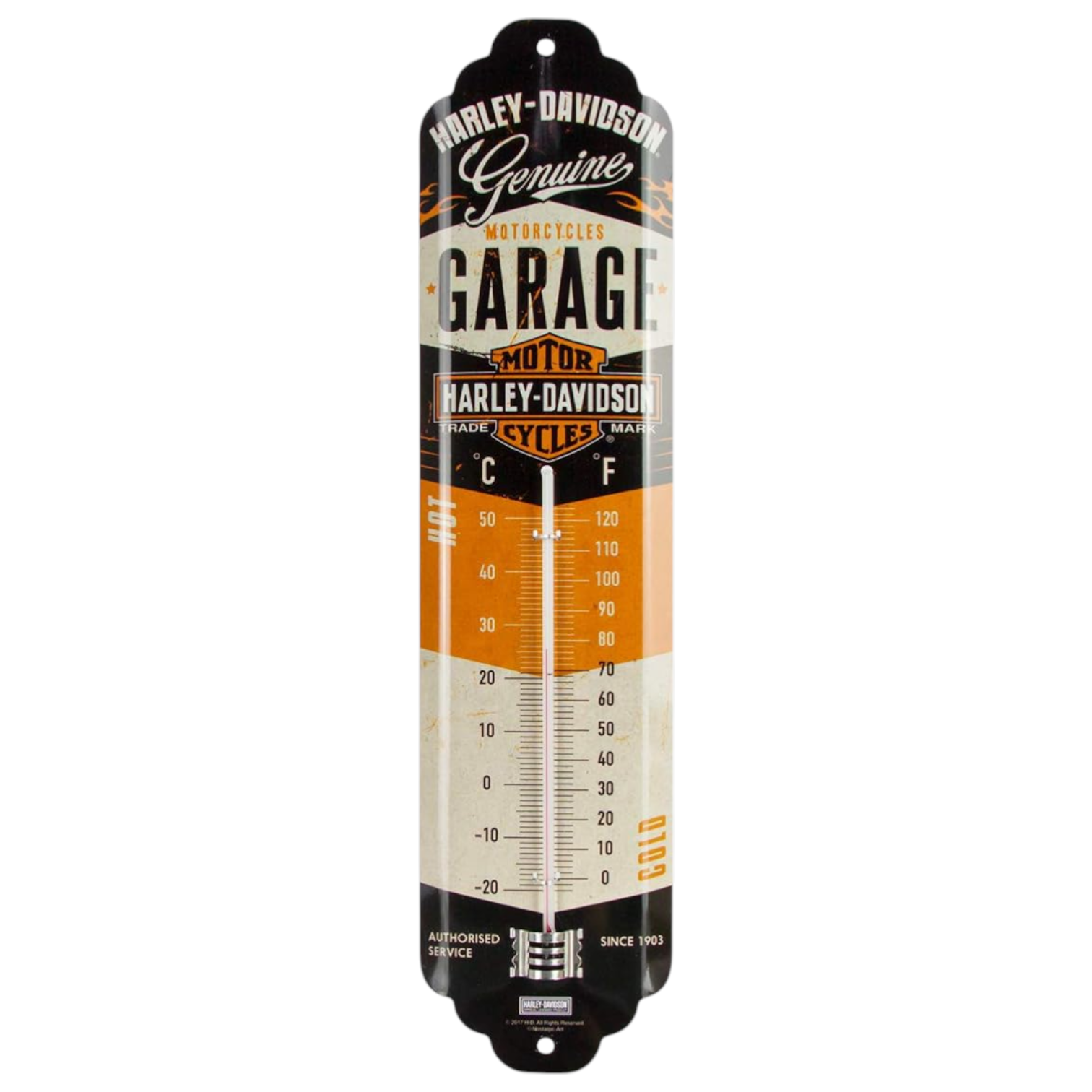 Nostalgic Art Harley Davidson Garage Thermometer Nostalgic Art
