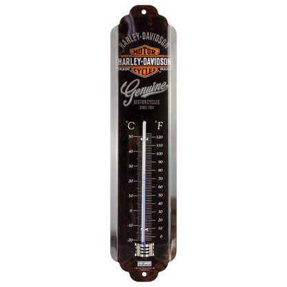Nostalgic Art Harley Davidson Genuine Logo Thermometer Nostalgic Art