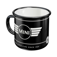 Nostalgic Art Mini Black Logo Enamel Mug Nostalgic Art