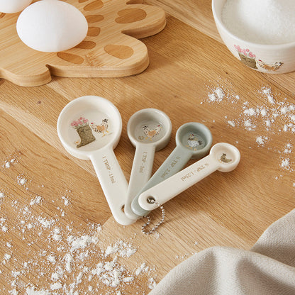 Cooksmart Hen House Lane Set of 4 Measuring Spoons
