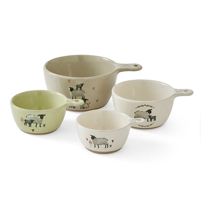 Cooksmart Highland Sheep Set of 4 Measuring Cups