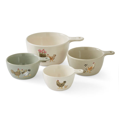 Cooksmart Hen House Lane Set of 4 Measuring Cups