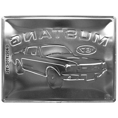 Nostalgic Art Ford Mustang GT 1967 Red Tin Sign - Large Nostalgic Art