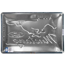 Nostalgic Art Ford Mustang Horse Logo Black Tin Sign - Medium Nostalgic Art