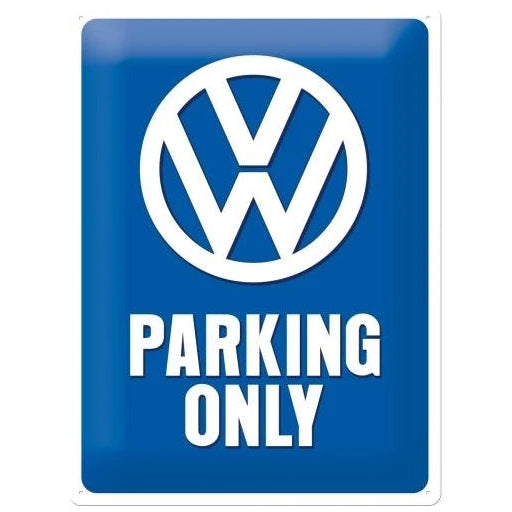 Nostalgic Art VW Parking Only Tin Sign - Large Nostalgic Art