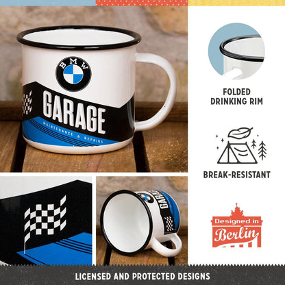 Nostalgic Art BMW Garage Enamel Mug Nostalgic Art