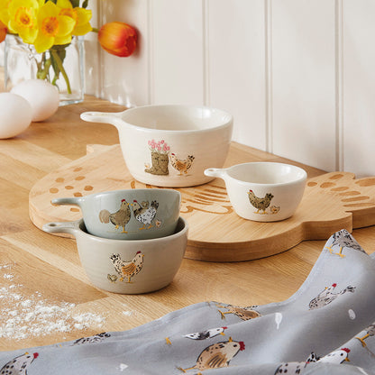 Cooksmart Hen House Lane Set of 4 Measuring Cups