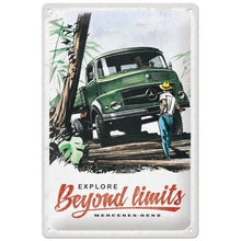 Nostalgic Art Mercedes Benz Daimler Truck Tin Sign - Medium Nostalgic Art