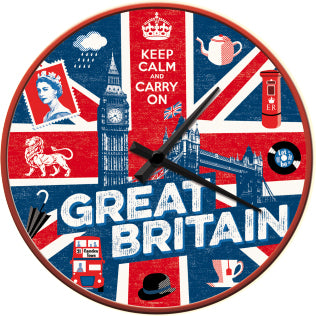 Nostalgic Art Great Britain Wall Clock Nostalgic Art