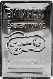 Nostalgic Art Gaming In Prog Tin Sign - Medium Nostalgic Art