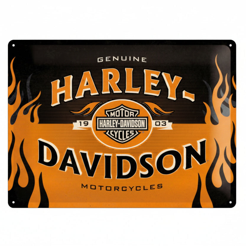 Nostalgic Art Harley Davidson 1903 Logo Tin Sign - Large Nostalgic Art