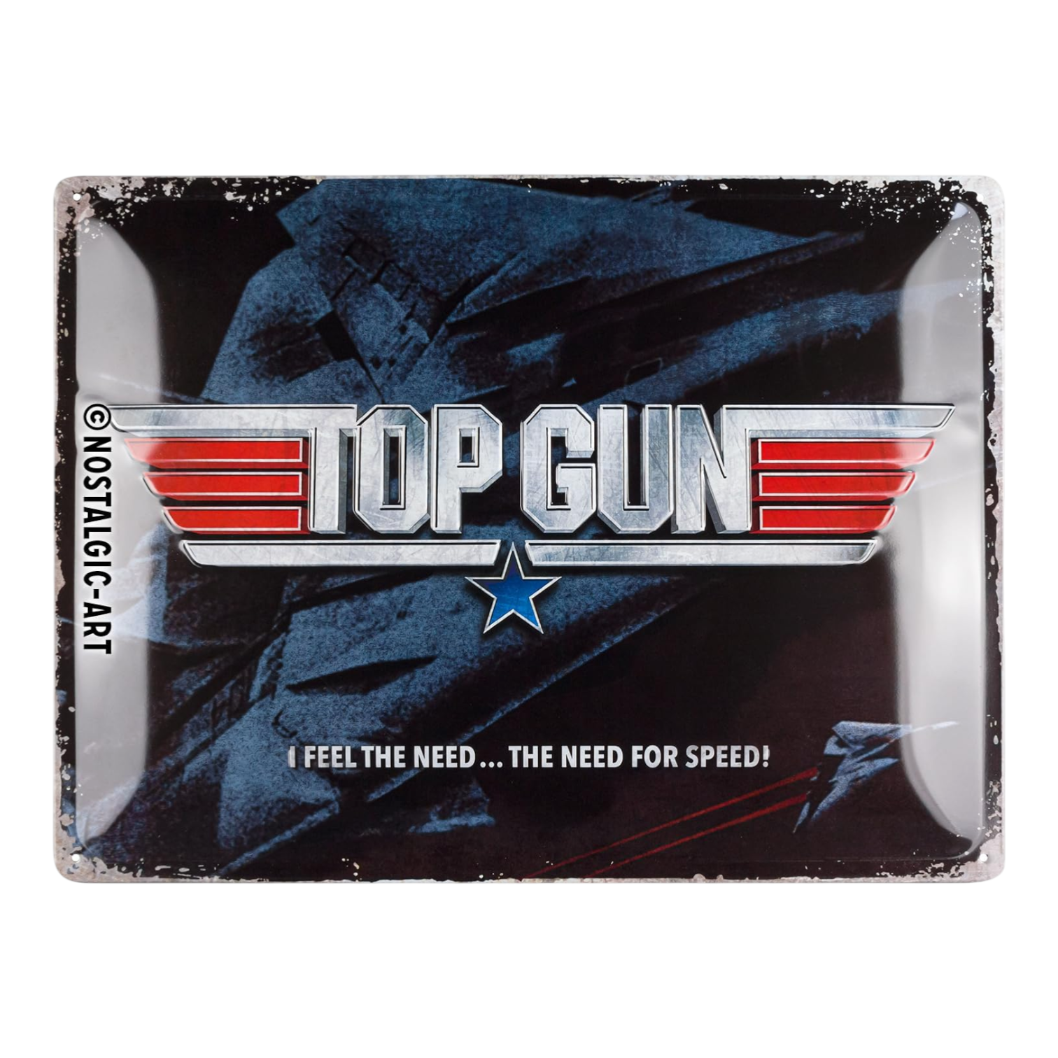 Nostalgic Art Top Gun The Need for Speed Tin Sign - Large Nostalgic Art