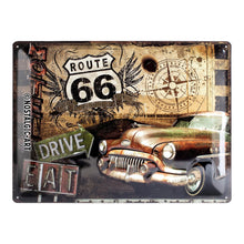 Nostalgic Art Route 66 Road Trip Tin Sign - Large Nostalgic Art