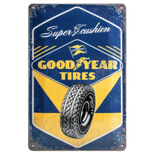 Nostalgic Art Good Year Super Cushion Tin Sign - Medium Nostalgic Art