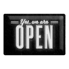 Nostalgic Art Yes We Are Open Tin Sign - Medium Nostalgic Art