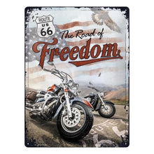 Nostalgic Art Route 66 Freedom Tin Sign - Large Nostalgic Art