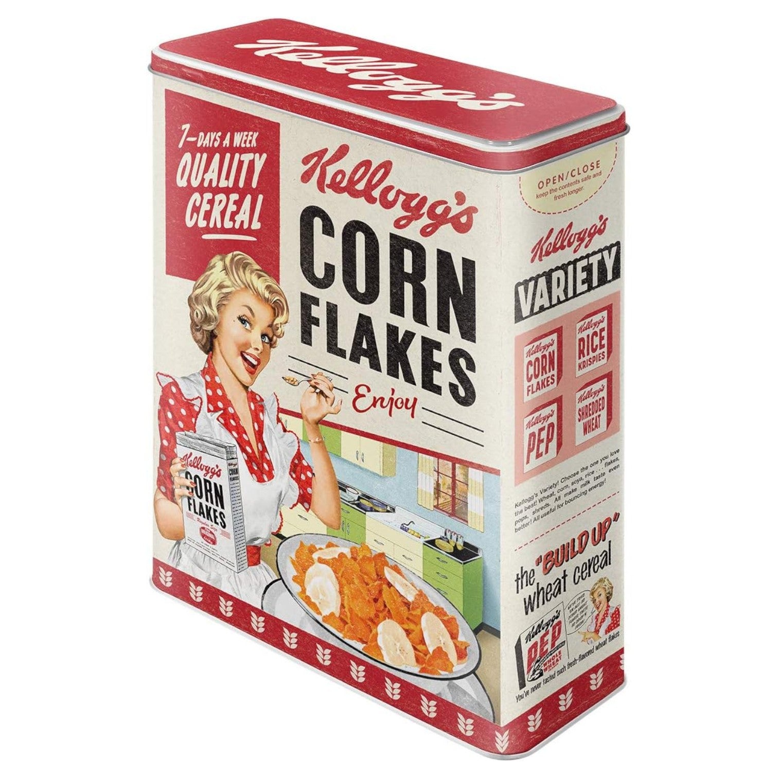 Nostalgic Art Kellogg's Corn Flakes Storage Tin - XL Nostalgic Art