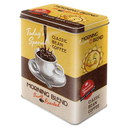 Nostalgic Art Morning Blend Storage Tin - L Nostalgic Art