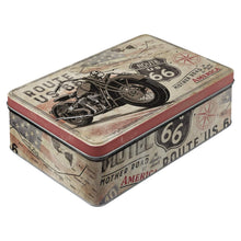 Nostalgic Art Route 66 Bike Map Flat Storage Tin Nostalgic Art