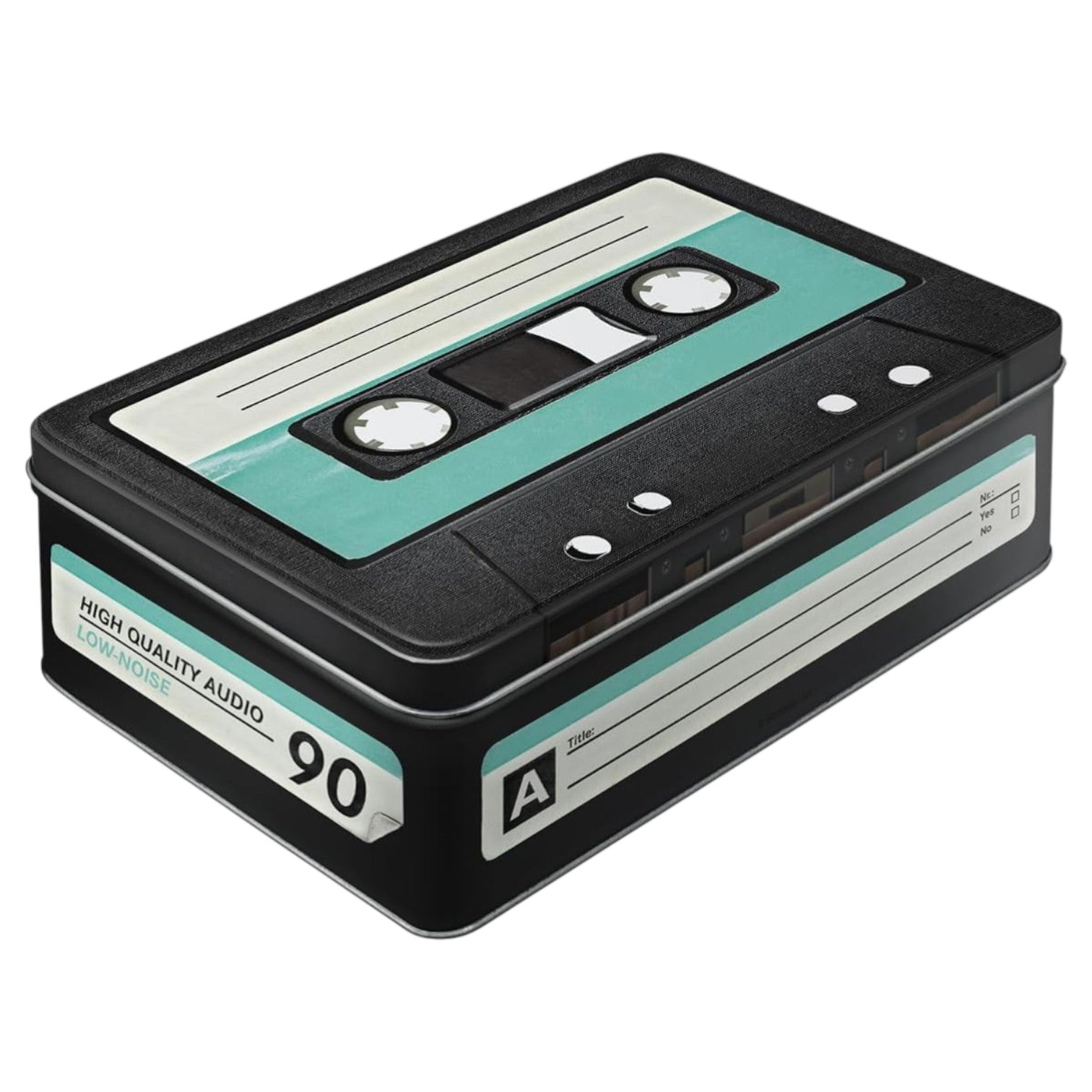 Nostalgic Art Retro Cassett Flat Storage Tin Nostalgic Art