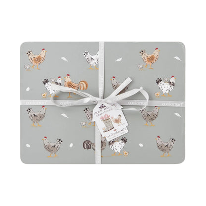 Cooksmart Hen House Lane Set of 4 Placemats Cooksmart England