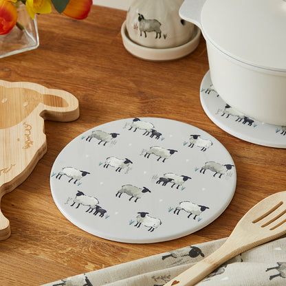 Cooksmart Highland Sheep Set of 2 Trivets