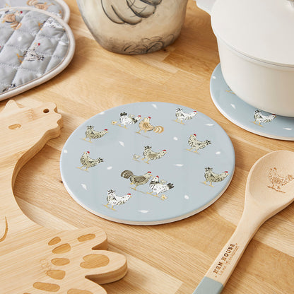 Cooksmart Hen House Lane Set of 2 Trivets