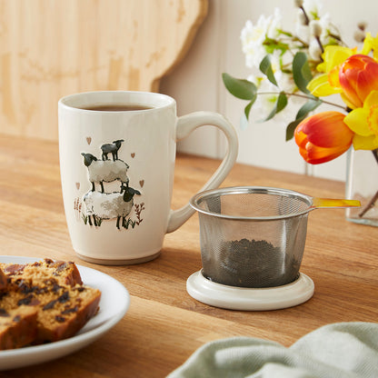 Cooksmart Highland Sheep Infuser Mug