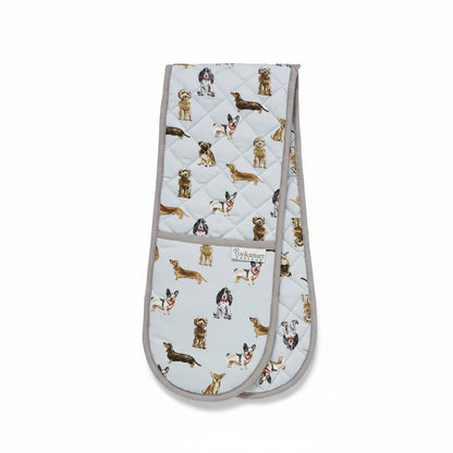 Cooksmart Curious Dogs Double Oven Glove Cooksmart England