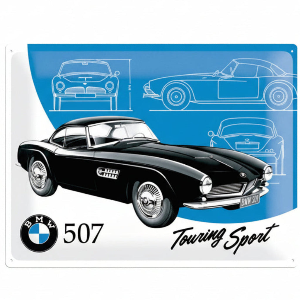Nostalgic Art BMW Classics 507 Tin Sign - Large Nostalgic Art