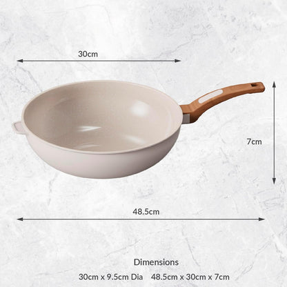 Cooksmart Aluminium Wok 30cm