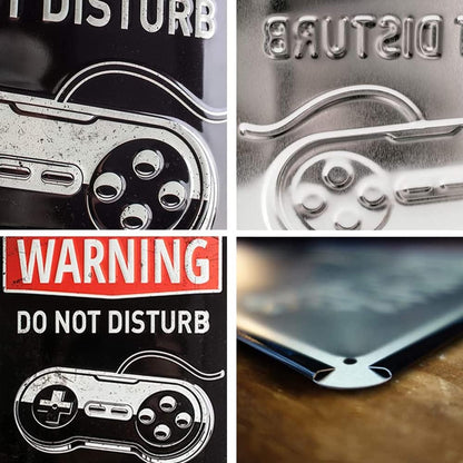 Nostalgic Art Gaming In Prog Tin Sign - Medium Nostalgic Art