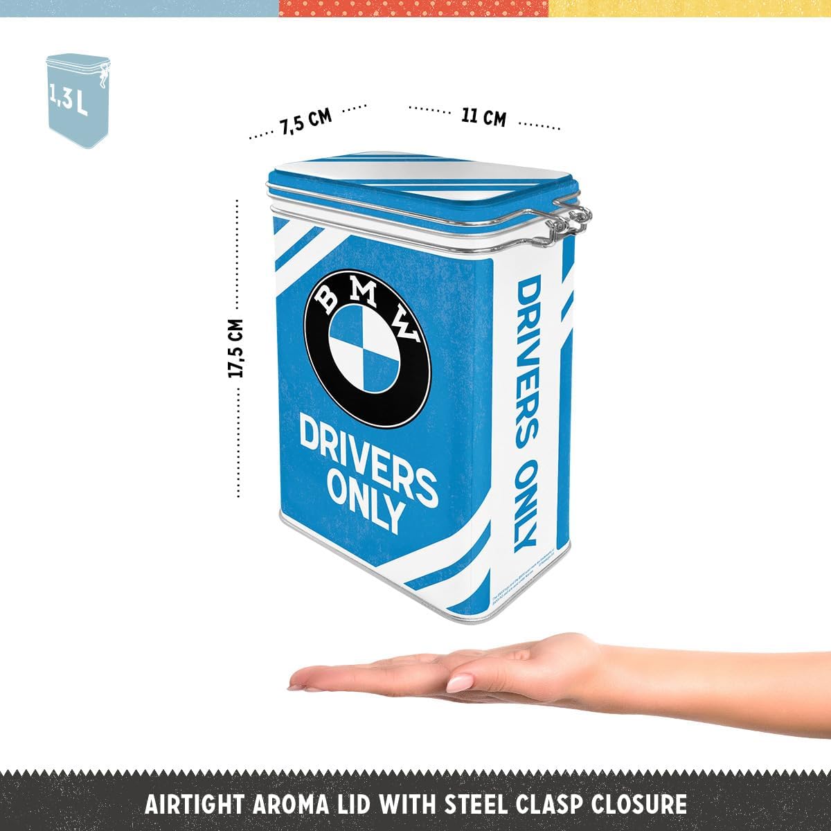 Nostalgic Art BMW Drivers Only Clip Top Nostalgic Art