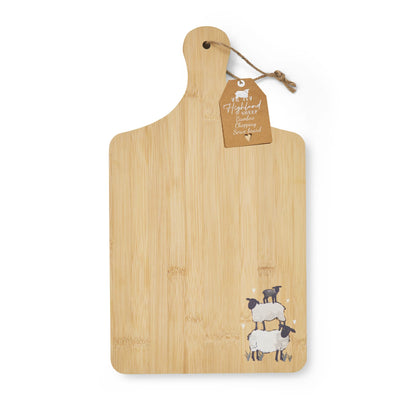 Cooksmart Highland Sheep Bamboo Paddle Board Cooksmart England