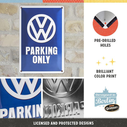 Nostalgic Art VW Parking Only Tin Sign - Medium Nostalgic Art