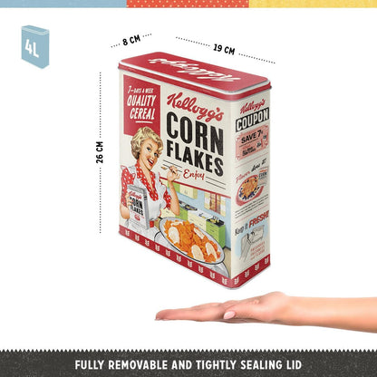 Nostalgic Art Kellogg's Corn Flakes Storage Tin - XL Nostalgic Art