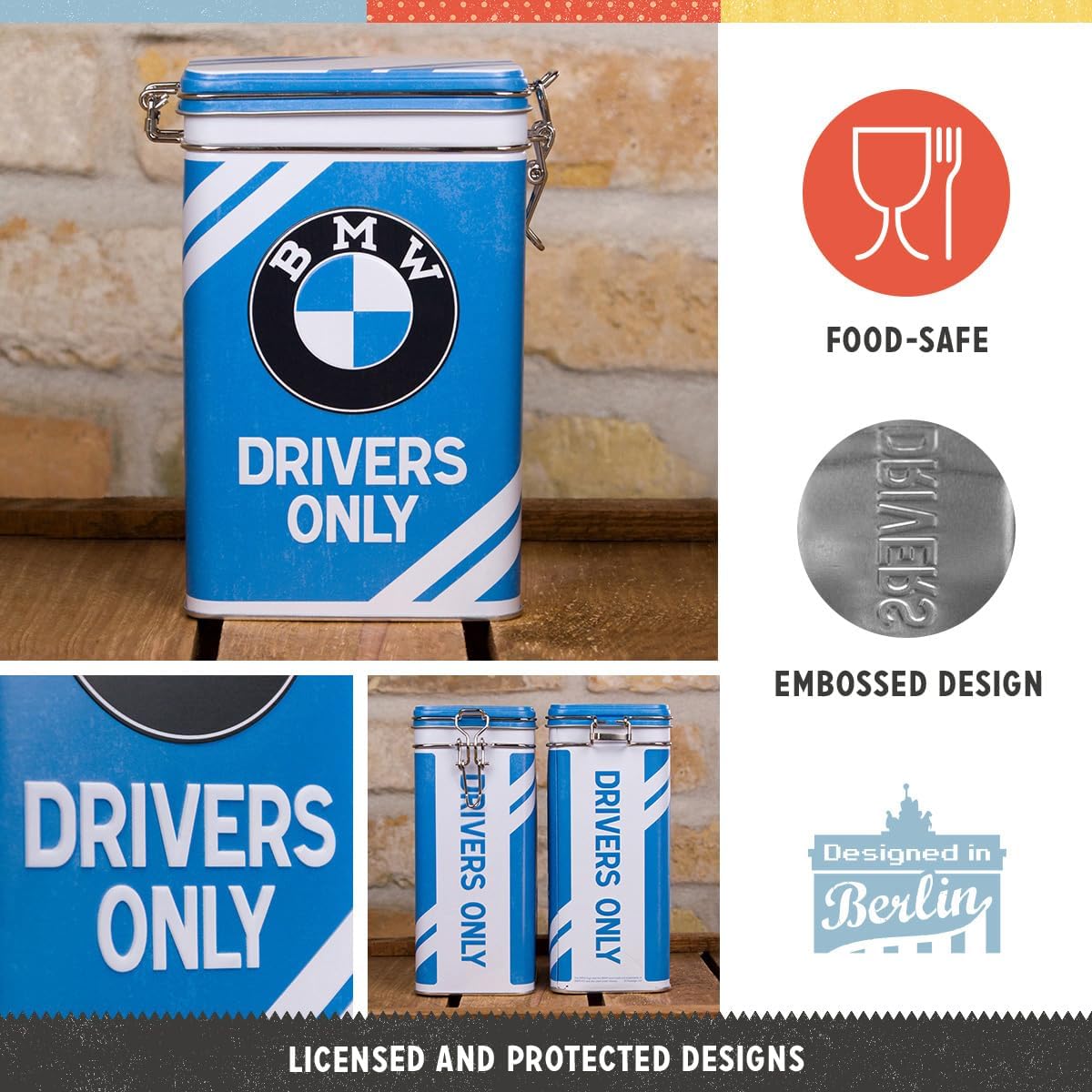 Nostalgic Art BMW Drivers Only Clip Top Nostalgic Art