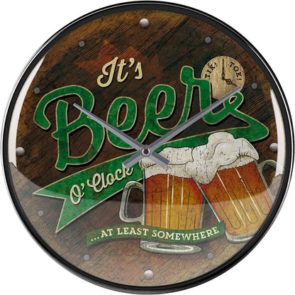Nostalgic Art Beer O' Clock Wall Clock Nostalgic Art