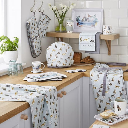 Cooksmart Curious Cats Tea Towels 3pk Cooksmart England