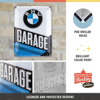 Nostalgic Art BMW Garage Tin Sign - Large Nostalgic Art