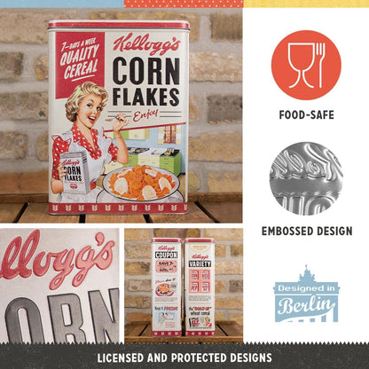 Nostalgic Art Kellogg's Corn Flakes Storage Tin - XL Nostalgic Art